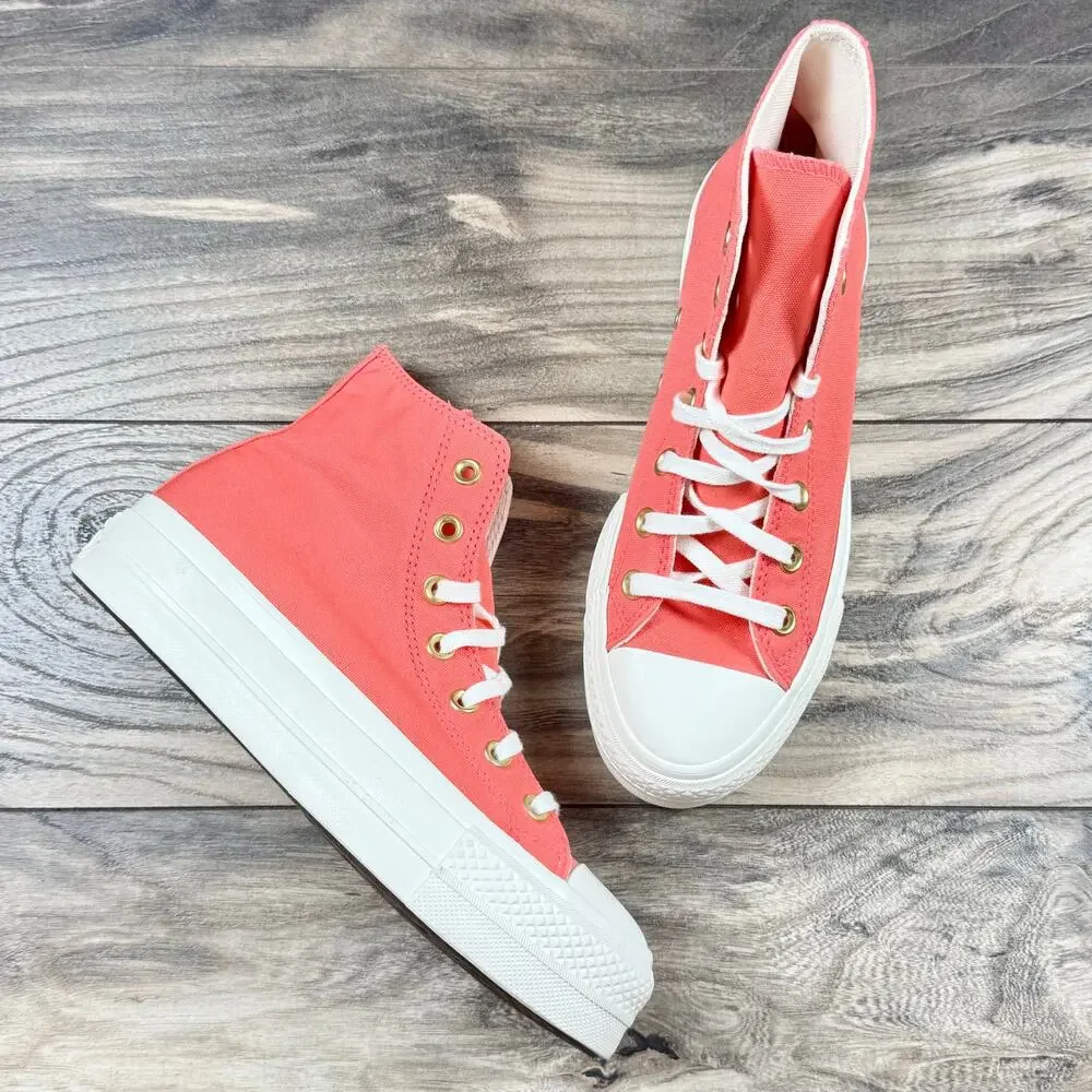 NIB Converse Chuck Taylor All Star Lift Platform Hi Sneaker Watermelon Slushy 7 - Picture 2 of 14
